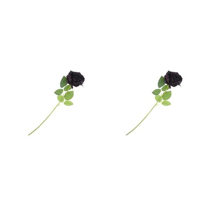 2 Pieces Künstliche Blumensträuße Wie Artificial Black Echte
