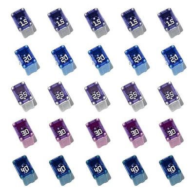EDS Micro Fuses FMM Cartridge Type cars SUVs Trucks 15, 20, 25, 30, 40 Amp
