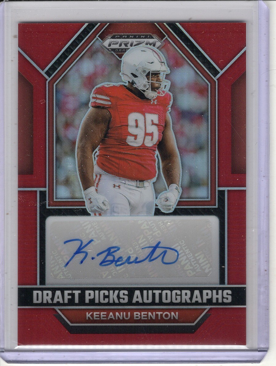 Keeanu Benton Panini Prizm Draft Picks Draft Picks Autographs #DPAKEB Red
