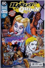 Harley Quinn #50 Anniversary Sized Issue SIGNED & REMARKED BY Eddie Nunez w/COA