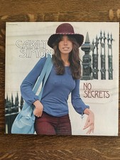 Carly Simon &ndash; No Secrets 1976 12" LP Vinyl Record EKS-75049