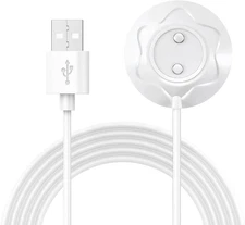 Magnetic Rose Charger USB Cable, Kwevos 2 Prong Magnetic USB Cable, 2.7Ft 12Mm R