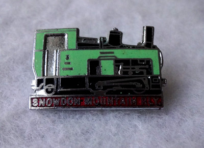 SNOWDON MOUNTAIN RLY - Locomotive - Vintage - PIN BADGE