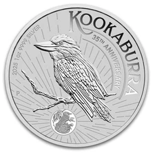 2025 Australia 1 oz Silver Kookaburra BU