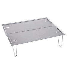 Boundless Voyage Camping Table Lightweight Hard-Topped Folding Table Aluminiu...