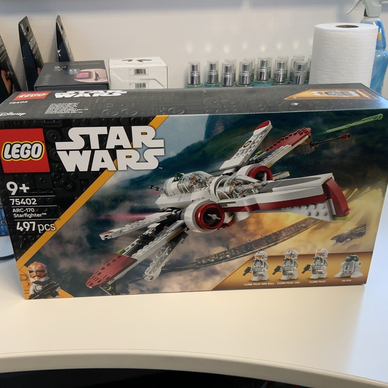 lego star wars: arc-170 starfighter 75402 brand new sealed