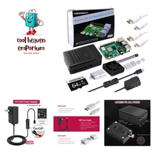 Ultimate Raspberry Pi 4 Starter Kit - 4GB RAM, 64GB Card & Accessories Included