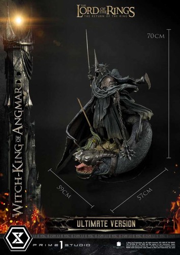 LOTR WITCH-KING OF ANGMAR ULTIMA STATUE - Imagen 5 de 5