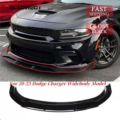 For 2020-2023 Dodge Charger SRT Hellcat Scat Widebody Front Bumper Lip Splitter
