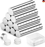 Oderra 60 StüCk Mini Magnete, Kleine, 6X3Mm, Neodym Magnet,KüHlschrank Magnete Z