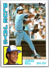 #278 Jorge/George Bell, Toronto Blue Jays 1984 Topps Base