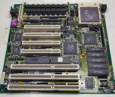 RARE Socket 3 DataExpert EXP8049 REV 1.1 Motherboard, CPU & 16 MB RAM + BONUS
