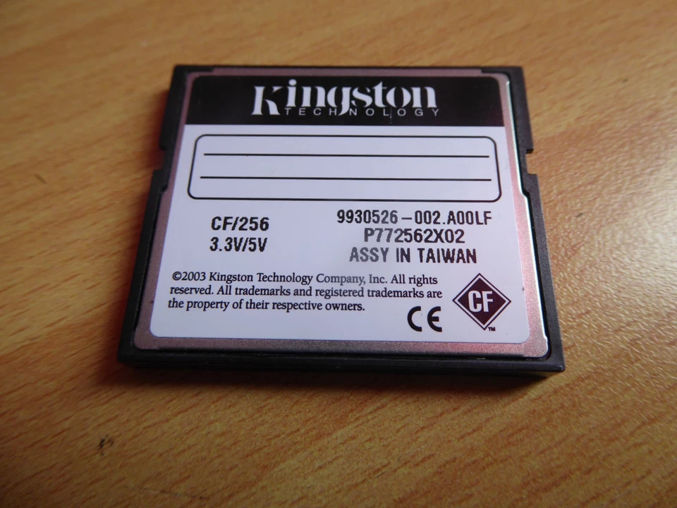 Kingston 256MB CompactFlash Memory Card  excellent condition compact flash card - Image 3 of 4