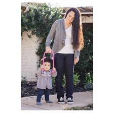 Tot2Walk Baby Toddler Walking Aid Pink ExtraLight 6M Back Saver