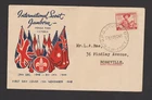 AUSTRALIA FDC 1948 SCOUT JAMBOREE ADDRESSED