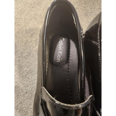 Calvin Klein Shoes Mens Size 10 Black Patent Leather Monk  display picture 2
