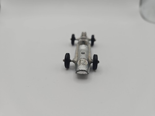 Vintage Small Miniature Silver Formula One 1 Open Wheel Race Car Racer Diecast - Picture 8 of 12