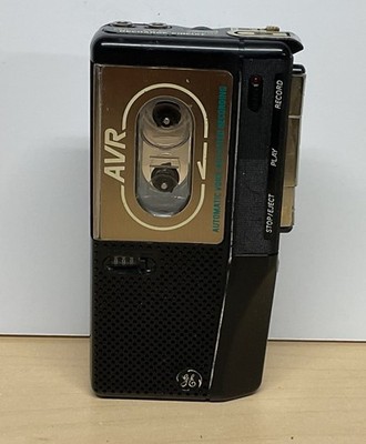 GE General Electric AVR Auto Voice Record 3-5376B Microcassette Recorder