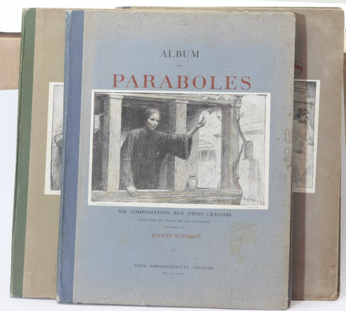 3 x Albums Paraboles by Eugène Burnand c.1913, 18 colour plates - Picture 5 of 8