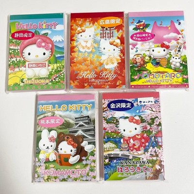 Hello Kitty Memo Pad Set of 5 Memo Pad Block Memo Sanrio Retro #e763a6