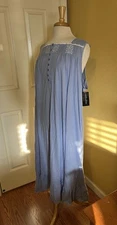 Woman's Earth Angels Blue Nightgown NWT Size XXL