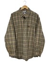 Vintage Carhartt Plaid Button Up Work Long Sleeve Shirt Size XL Tall