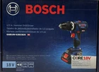 Bosch GSB18V-535CB25 18V, 1/2" Hammer Drill/Driver Kit, 2-CORE18V 4 Ah Batteries