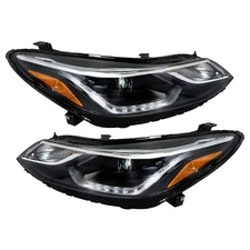 Silscvtt Right&Left Headlights For Chevy Cruze 2016-18 Projector w/ LED DRL Lens