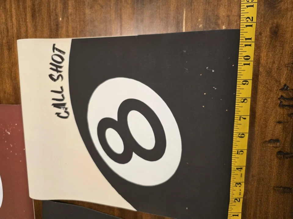 Lot of 3 art prints billiard-themed designs "LUCKY" "CHILL" "CALL SHOT" - Image 3 of 3