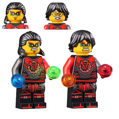 ピコリナ NEW LEGO NINJAGO Minifigures Time Twins: Young Acronix & Krux From