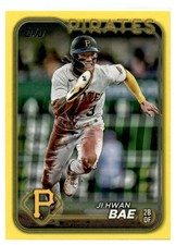 2024 Topps Baseball Ji Hwan Bae Yellow #160 Pittsburgh Pirates