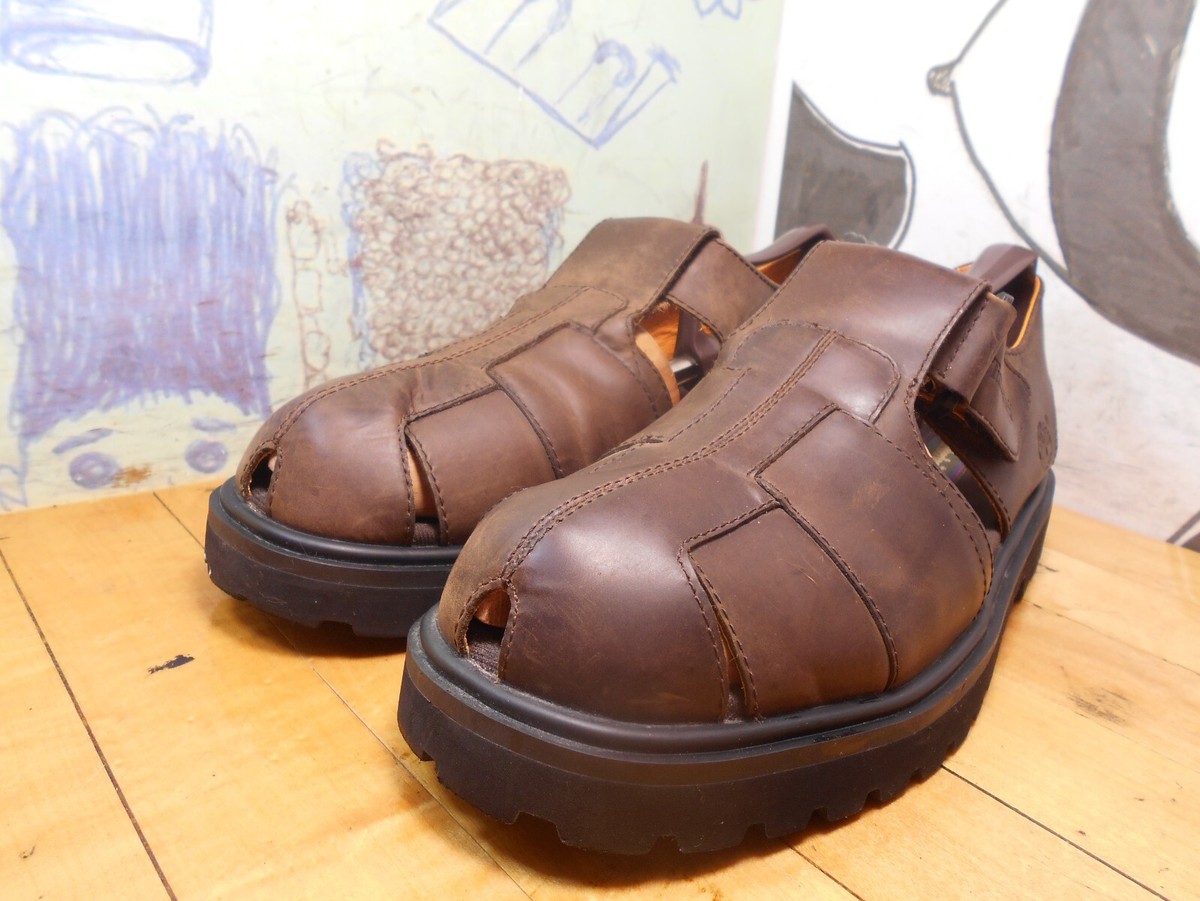 Timberland Fishermans Sandals Mens size 12 Timberland Timberland 12M Leather Closed Toe Altamont  main image 3