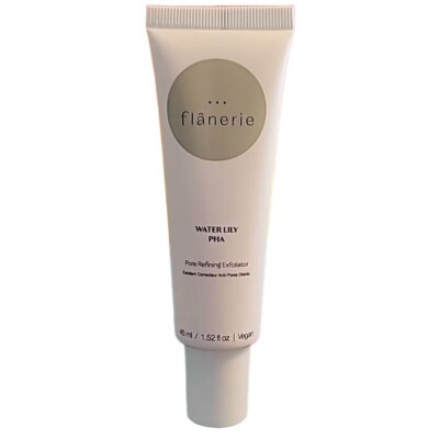 Flanerie Water Lily PHA Pore Refining Exfoliator 1.52oz/45ml Gentle Exfoliating
