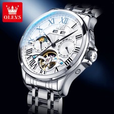 New OLEVS Brand Watch Multi-Functional Mechanical Watch for Men Business Watch