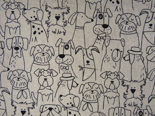 0,5 m Dekostoffe Hunde Katzen Tiere  Stoff Meterware B - Bild 5 von 10