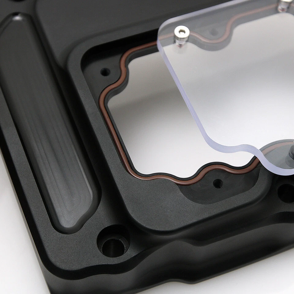 Black Clarity Rocker Box Cover For Harley Twin Cam Street/Road Glide Models - Image 4 of 4