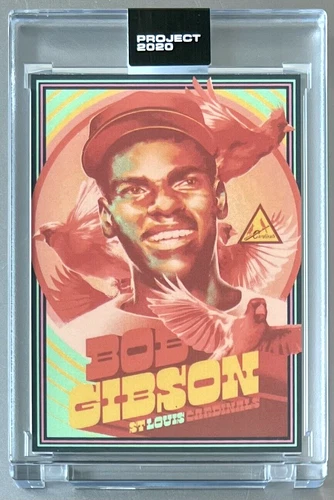 TOPPS PROJECT 2020 #312 BOB GIBSON HOF by Matt Taylor 1959 CARDINALS * FREE SHIP