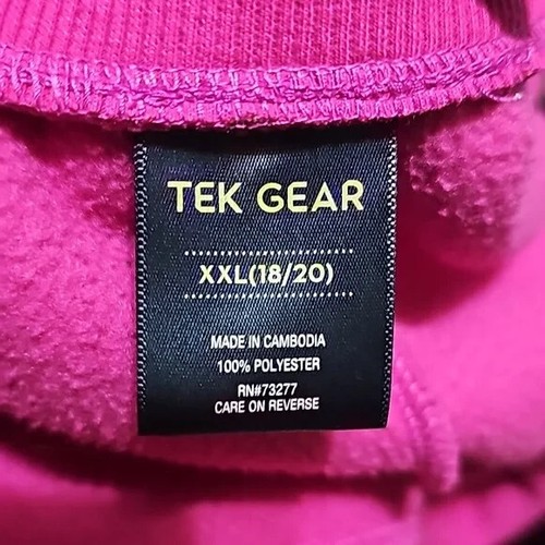 Tek Gear Girls Size XXL 18/20 Thick Fleece Jogger Sweatpants Used - Picture 7 of 13