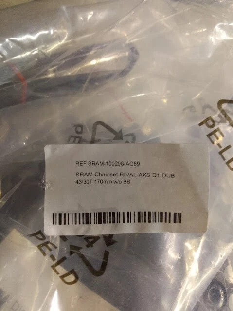 Guarnitura Sram Rival Wide 170 Mm 43-30T Per Pneumatici Larghi, Senza Moviment - Imagen 4 de 4