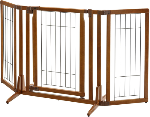 Premium plus Freestanding Pet Gate with Door
