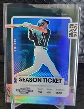 Matt Olson - 2021 Panini Contenders Optic- Blue Prizm #/99 Braves A's