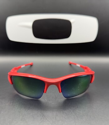 希少 OAKLEY オークリー FLAK JACKET XLJ レッドイリジウム s-l400.jpg
