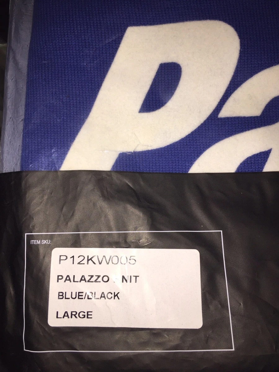 Palace Palazzo Knit Blue/Black Size L! Brand New!