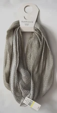 VAN HEUSEN Gray Infinity Scarf Womens  **NEW**