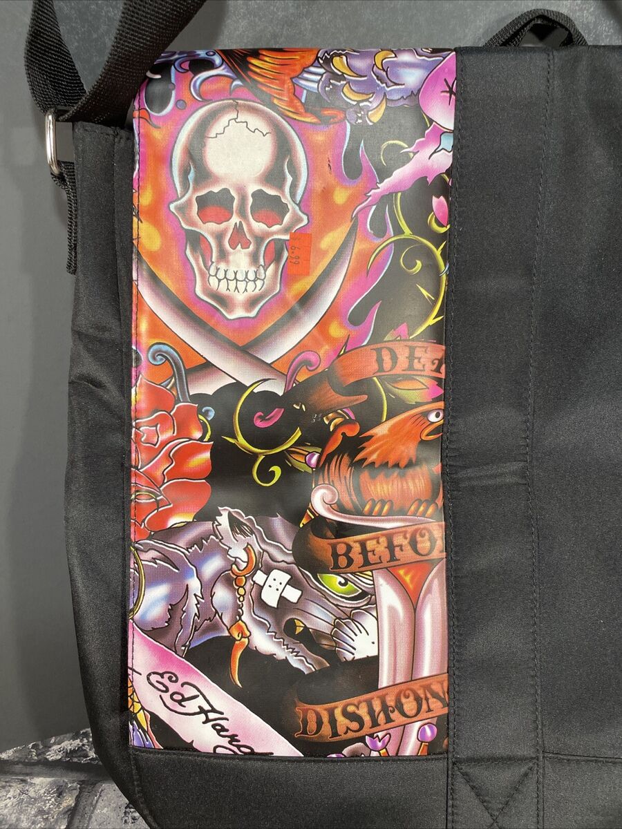 VTG Y2K Ed Hardy Christian Audigier Messenger Crossbody Bag VTG Y2K Ed Hardy Christian Audigier Messenger Crossbody Bag