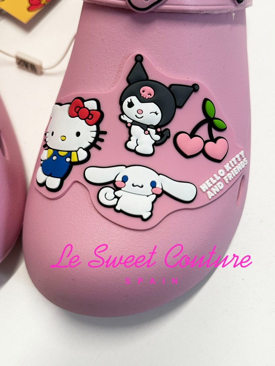 hellococo ZARA KIDS HELLO KITTY AND FRIENDS © BATH CLOGS PINK 2716/530
