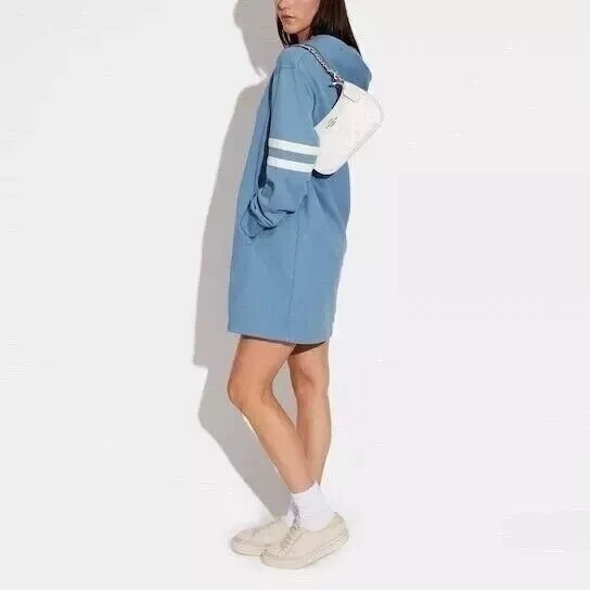 NEU Coach Teri modische Schultertasche aus beschichtetem Leder Canvas gletscherweiß CA48 - Bild 4 von 4