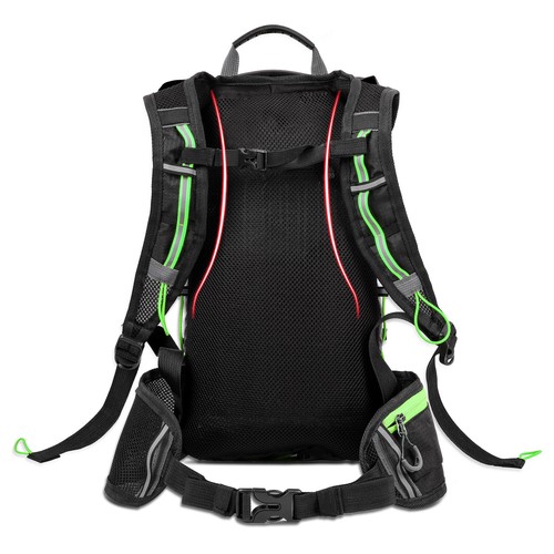 WEST BIKING Waterproof Bag Cycling Hiking Hydration Pack Bike Backpack 10L Green - Picture 9 of 12