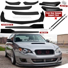 For Subaru Legacy/ Front Rear Bumper Lip Spoiler Splitter Body Kit Side-Skirt