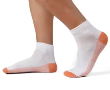 Pairs Copper Ankle Compression Socks Brace Support Plantar Fasciitist Unisex